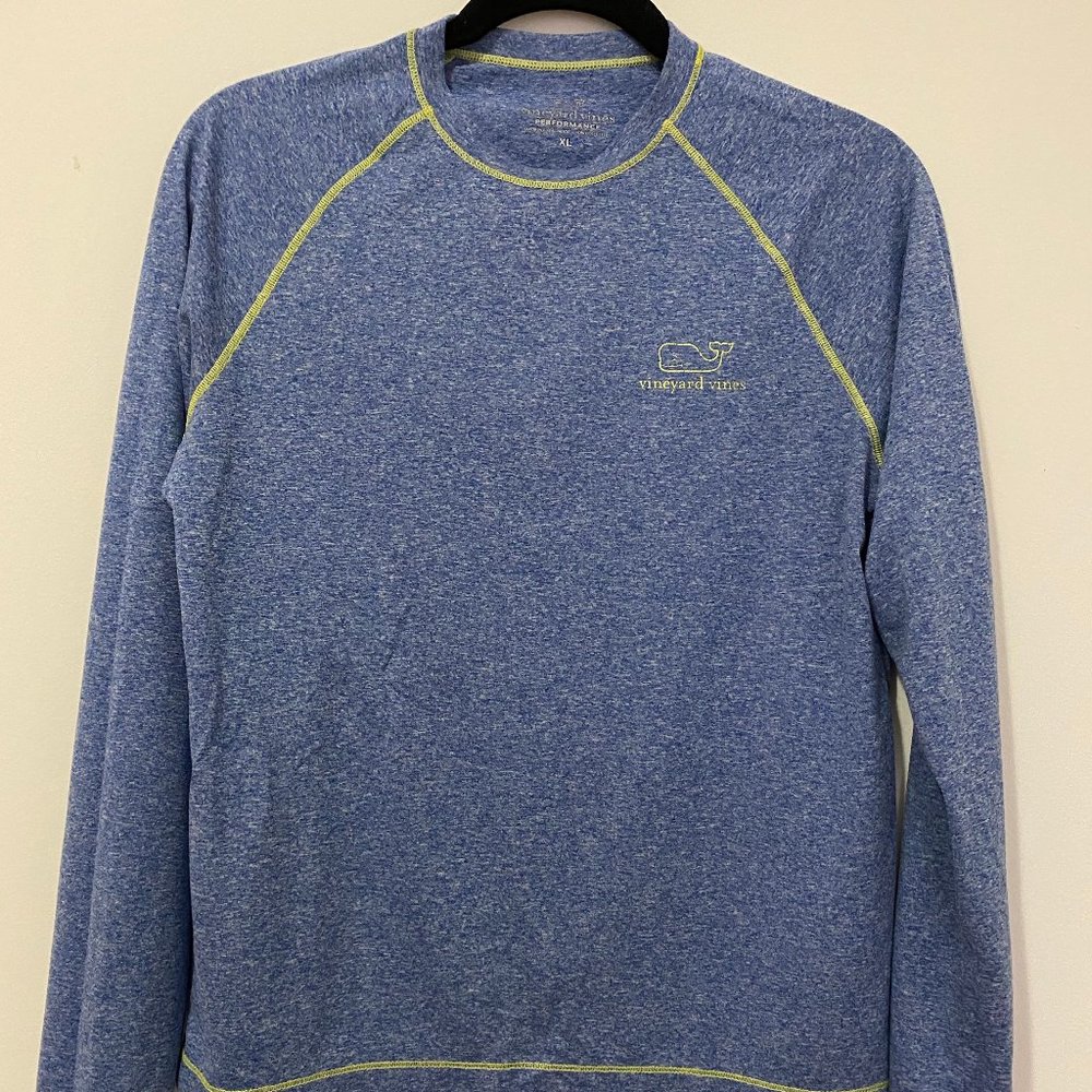 Vineyard Vines Performance Whale Raglan Boys XL